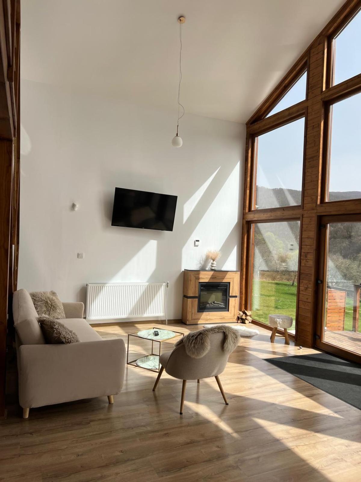 Le Chalet M - Cabana Cu O Panorama De Poveste. Dióshalom Kültér fotó